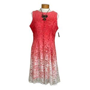 NWT Gabby Skye - Women's Size 14 Dress - Sleeveless Lace Fit & Flare Back Zip